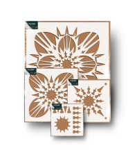 Spikeflower Pack - Pachet șabloane decorative reutilizabile decupate laser