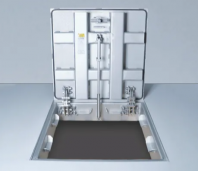 Capac acces metalic D400 -Sistem MA-WT -Capac de vizitare metalic din inox cu balamale și dechidere