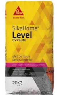 SikaHome® Level Gypsum - Glet de ipsos pentru egalizarea si finisarea suprafetelor la interiorul cladirilor 