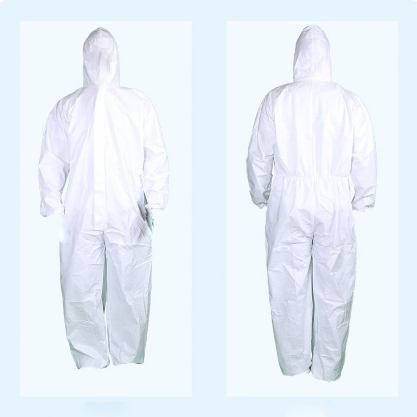 Combinezon unica folosinta protectie chimica, impermeabil, antistatic CHIMTEC alb ENERGO.jpg