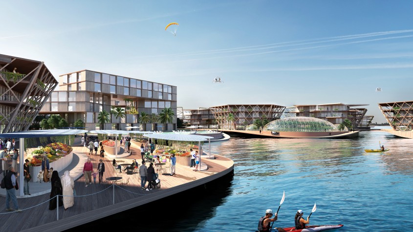 Orașul plutitor autonom cu 10 000 locuitori propus de ONU și de arhitecți de renume pentru