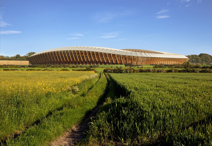 Primul stadion din lume construit din lemn