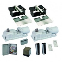 Kit automatizare ingropata poarta batanta Faac 770 24V, 2×2 metri, 500 Kg, 24 V