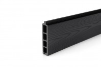 Placă gard WPC cu &icirc;mbinare gri, 20x150x4000mm, 23-510/4