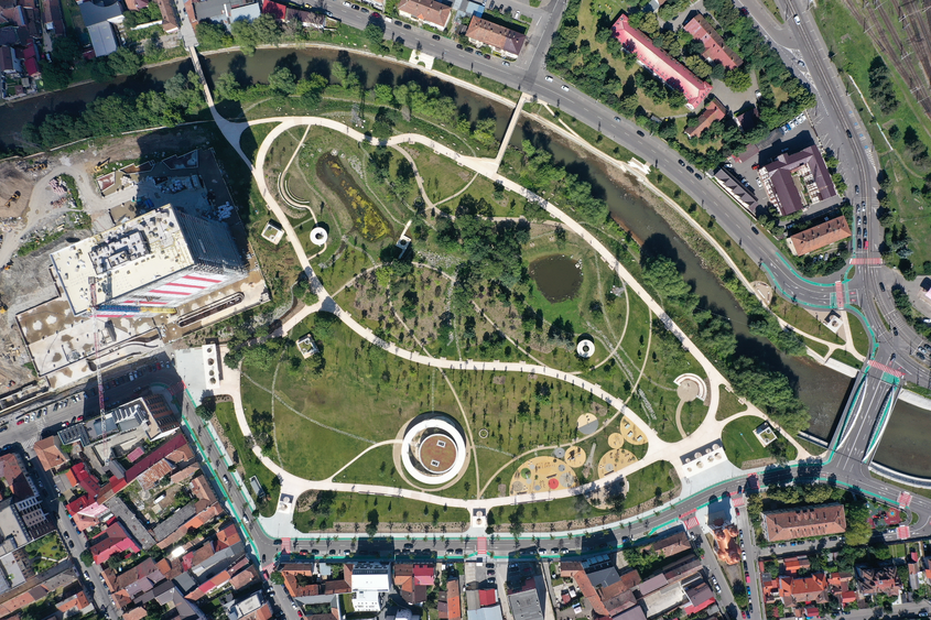 Cum arată Parcul Feroviarilor din Cluj-Napoca după modernizare