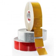 Banda adeziva reflectorizanta segmentata pentru suprafete flexibile - ORALITE VC 104+ Flex Segmented