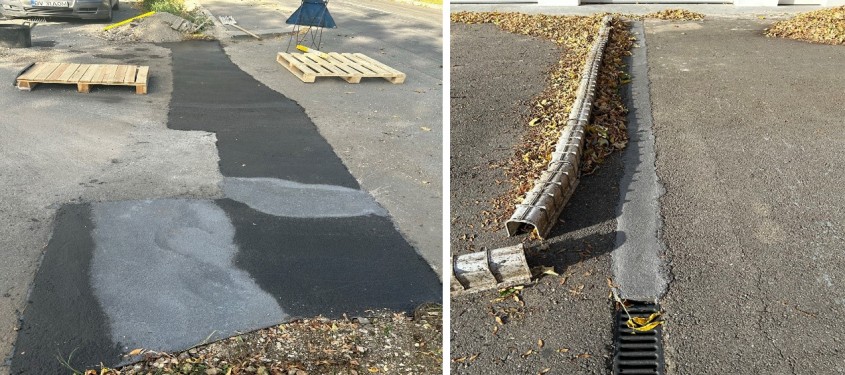 CONCRETE-ASPHALT REPAIR – mortar mineral, bituminos cu priză și întărire rapidă