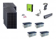 Sistem fotovoltaic hibrid Poweracu 3kwp prindere tigla