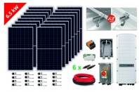 Pachet complet de instalatie fotovoltaica on-grid ITechSol® 6 64 kW instalat cu invertor trifazat SolarEdge SE5K-RWS