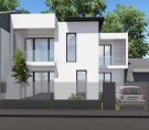 Proiect de casa moderna pentru un teren de 100 mp - Calcane pe trei laturi
