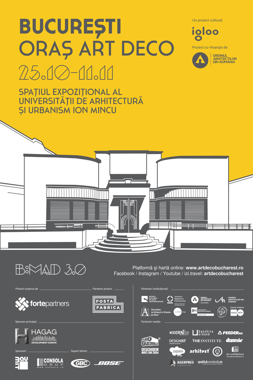 B:MAD 3.0 "București - Oraș Art Deco" - redescoperire, contextualizare, dezbatere