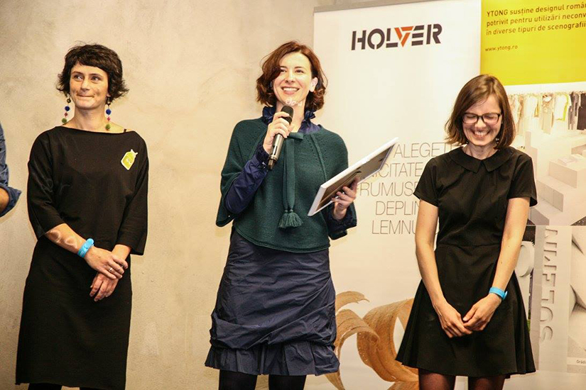 Carmen Șandru, Iulia-Maria Nistor și Anca Bordean la De-a arhitectura Talks și Gala Voluntarilor, 2017