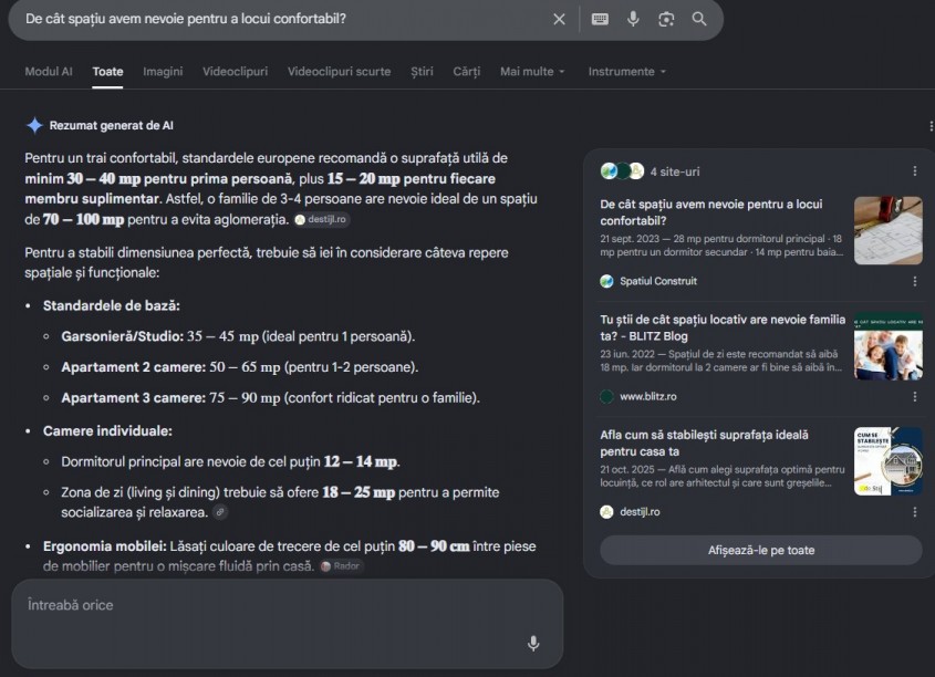 Cum utilizează Google AI Overview conținutul publicat în mediul editorial de construcții