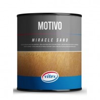 Vopsea pe bază de apă cu finisaj texturat VITEX Motivo Miracle Sand Titanium 905ml - Cod