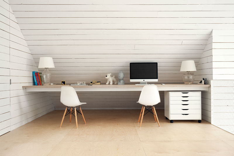 Cum amenajezi biroul de acasă astfel încât să se poată lucra în doi - 15 idei