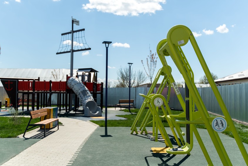 Zona echipament fitness