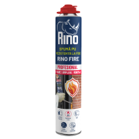 Spumă poliuretanică rezistentă la foc RINO FIRE, 750ml, pentru pistol - Cod: 515025