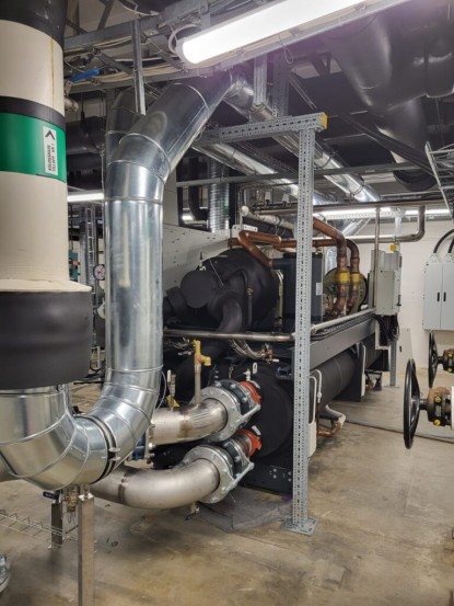 Instalare pompe de căldură și unități de răcire pentru centrala de utilități Suedia RAP Tronic Process