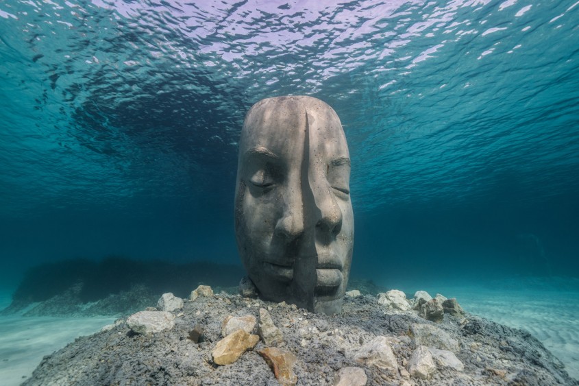 Un muzeu subacvatic în Cannes, cu sculpturi create după chipurile localnicilor (Foto)
