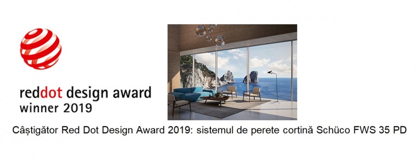 Schüco câștigă șase premii pentru design de produs la Red Dot Design Awards 