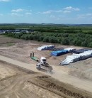 Sistem de etansare cu geosintetice la Celula 3 a Depozitului Ghizela cum se izoleaza 7 hectare