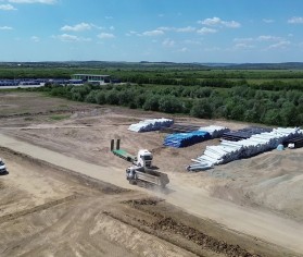 Sistem de etansare cu geosintetice la Celula 3 a Depozitului Ghizela cum se izoleaza 7 hectare