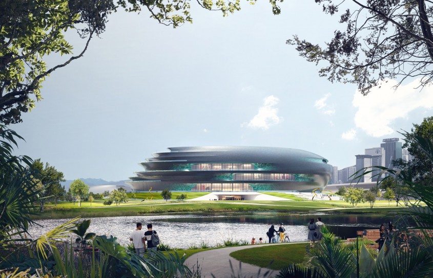 Muzeul de Ştiinţă şi Tehnologie din Shenzhen, de Zaha Hadid Architects
