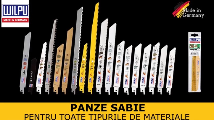 Program WILPU de la UNIOR-TEPID – Pânze sabie pentru toate tipurile de materiale