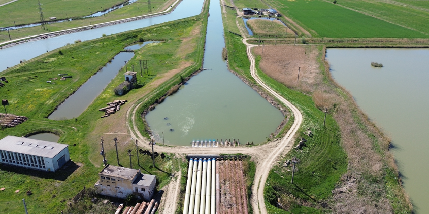 Proiect Reabilitarea infrastructurii principale de irigații din incinta Călmățui – Gropeni – Chiscani, județul Brăila