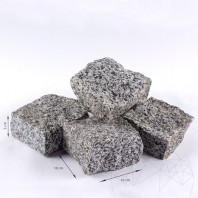 Piatra Cubica Granit Gri Sare si Piper Natur, 10 x 10 x 5 cm  PC-2181