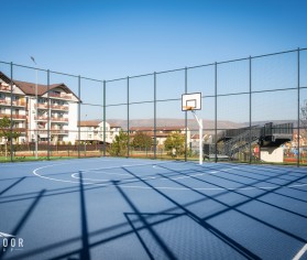 Baza sportivă din Florești are 10.000 mp de pardoseli marca Indfloor Group
