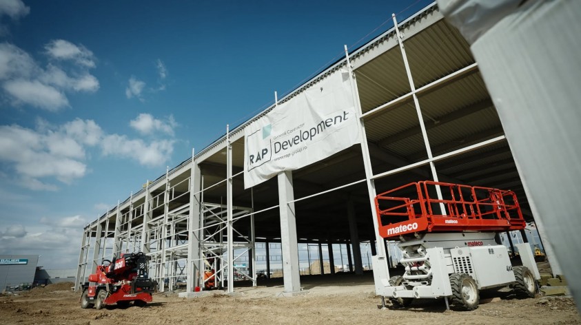 Constructie hală depozitare, post trafo, amenajări exterioare, împrejmuire și organizare de șantier  Brașov RAP DEVELOPMENT