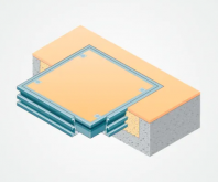 Capac aluminiu placabil RF EI120 Seria 5000-FireProtect - Capac acces placabil din aluminiu cu protecție la