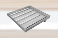 Capac acces placabil Sistem MA-GB - Capac cămin placabil din inox cu sistem de deschidere asistată