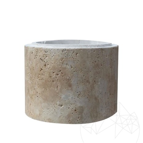 Coloana Romano Modulara Travertin Classic Natur, H: 30cm x D: 42 cm