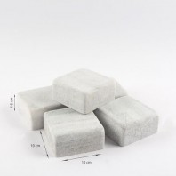 Piatra Cubica Marmura Kavala Antichizata 10 x 10 x 4-5 cm - PC-2184