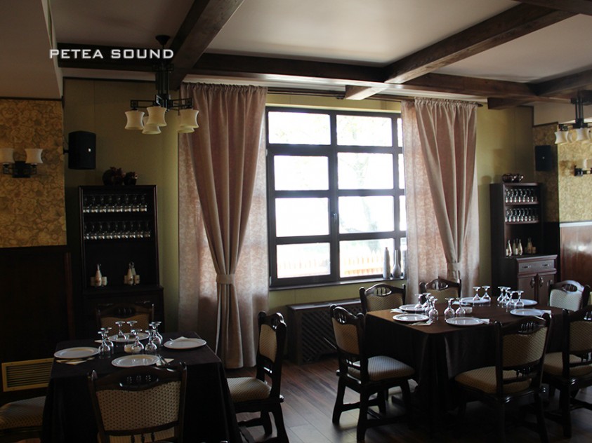 Ssitem audio instalat in Restaurantul Millenium  Galati PETEA Sound