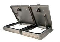 Capac metalic deschidere dublă individuală - Sistem SA1 SA3 - Capac de acces metalic din oțel