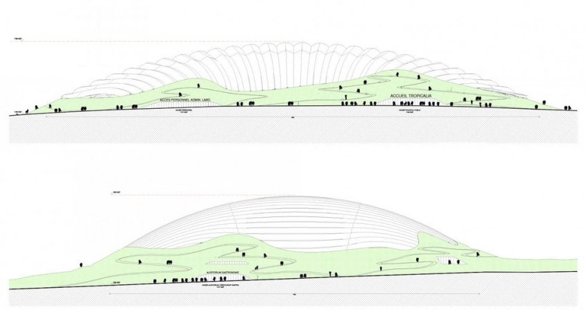 Cea mai mare sera tropicala de tip dom este construita in nordul Frantei