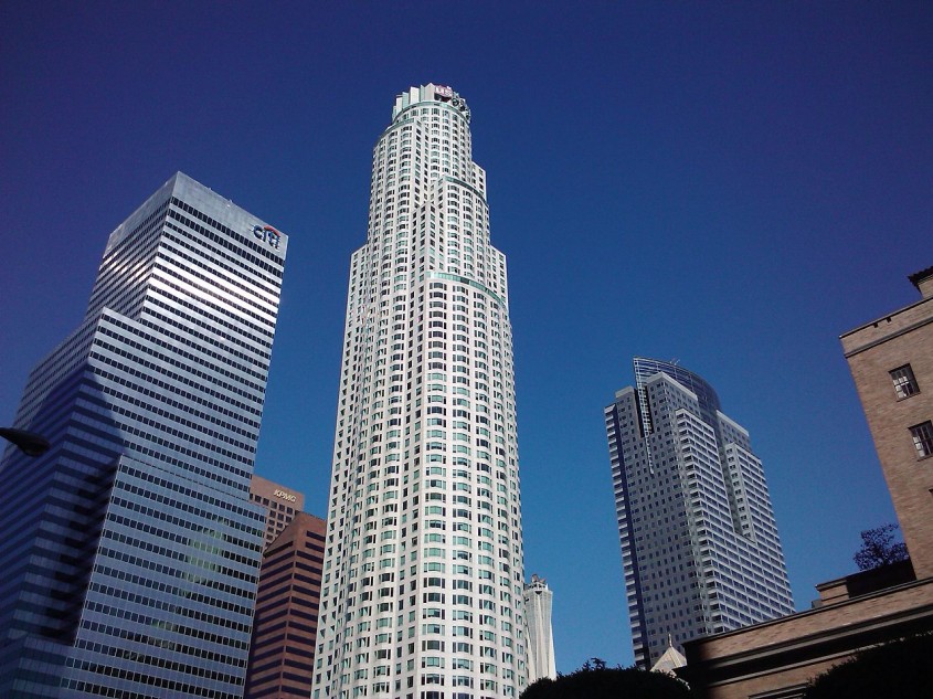 U.S. Bank Tower (anterior Library Tower), Los Angeles, 1990