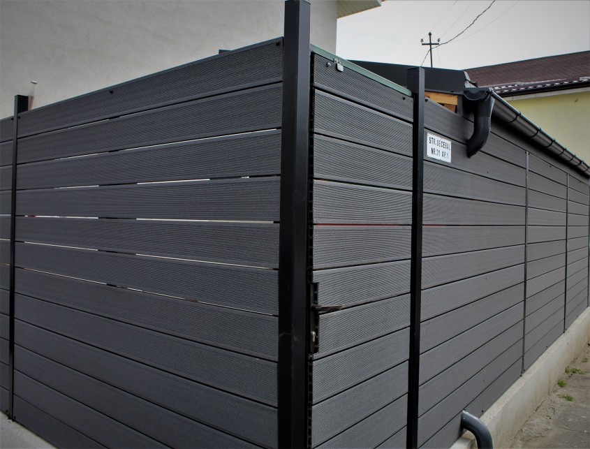 O alternativă modernă la gardurile clasice din lemn - Model gard “Robust” din profile wpc