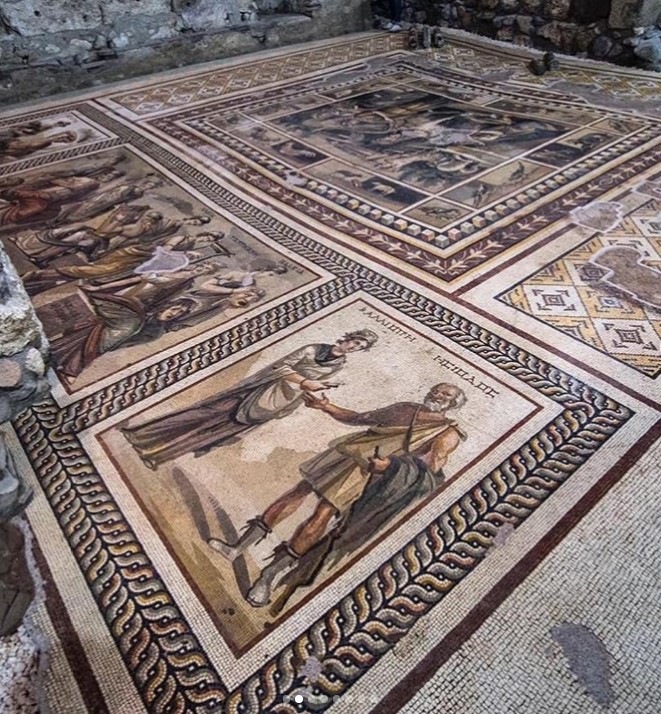 Un hotel construit în jurul unui mozaic antic spectaculos, descoperit în timpul lucrărilor