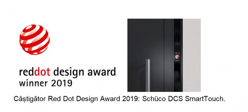 Schüco câștigă șase premii pentru design de produs la Red Dot Design Awards 