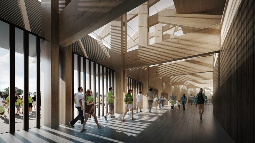 Primul stadion din lume construit din lemn