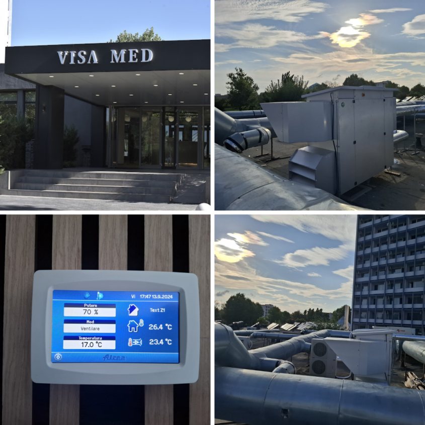 Ventilare spațiu SPA Visa Med