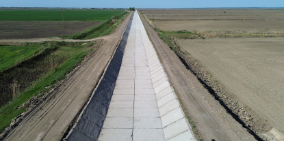 Proiect Reabilitarea infrastructurii principale de irigații din incinta Călmățui – Gropeni – Chiscani județul Brăila Braila