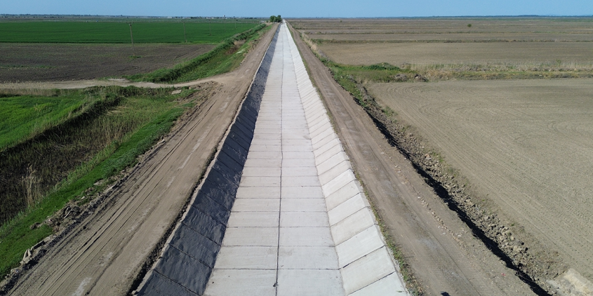 Proiect Reabilitarea infrastructurii principale de irigații din incinta Călmățui – Gropeni – Chiscani, județul Brăila