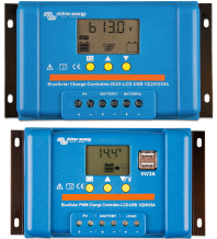 Regulator de incarcare solara BlueSolar PWM (DUO) LCD si USB