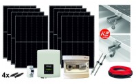 Pachet complet de instalatie fotovoltaica on-grid ITechSol® 3.2 KW cu invertor Solax 3.6 kW
