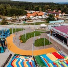 Indfloor Group anunță finalizarea celui de-al doilea proiect cu plută naturală 100% – Brambura Park, Sibiu